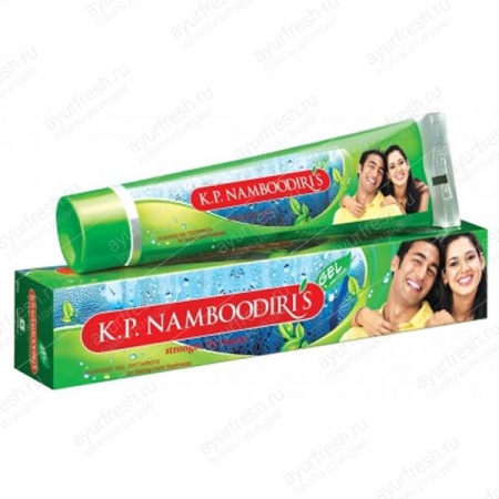 Зубная паста гелевая 40 г, K.P.NAMBOODIRI'S AYURVEDIC GEL TOOTH PASTE