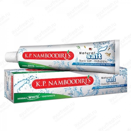 Зубная паста с Солью 100 г, Natural Salt Toothpaste, K P Namboodiri's