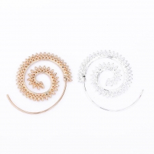 Серьги Спиралька