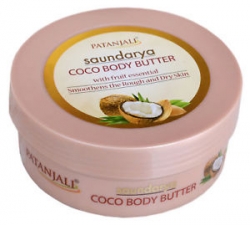 Крем-масло для тела Саундарья 200 г, Saundarya coco body butter Patanjali