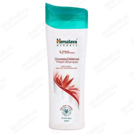 Шампунь протеиновый Защита от сухости, Himalaya Dryness Defense Protein Shampoo, 200 мл