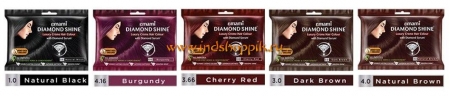 Крем-краска для волос Черный 20 г + 20 мл Diamond Shine Creme Hair Colour