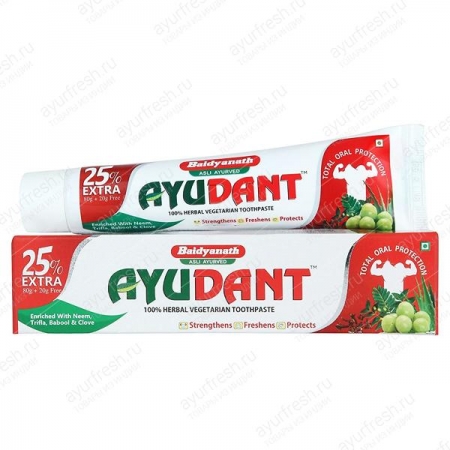 Зубная паста Аюдант 100 г, Baidyanath Ayudant Tooth Paste