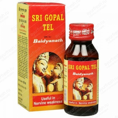 Масло Шри гопал 10 мл, Baidyanath Fame Shri Gopal Taila