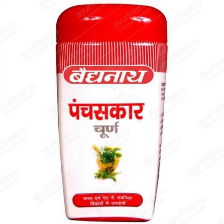 Панчаскар чурна 50 г, Baidyanath Panchasakar Churna