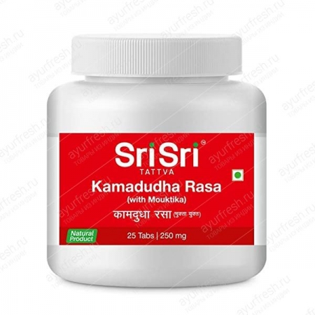 Камадудха рас 25 таб, Sri Sri Tattva Kamadudha Rasa Gastritis & Hyperacidity Disorders