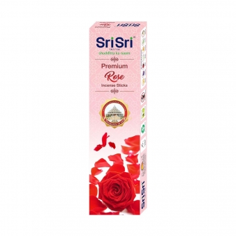 Благовония Премиум Роза 20 г, Sri Sri Tattva Premium Rose Incense Sticks