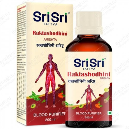 Сироп Рактавардхини 200 мл, Sri Sri Tattva Raktavardhini Syrup