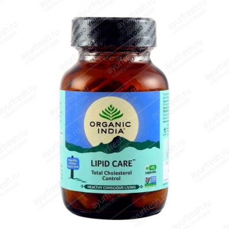 Липидкер 60 кап, Lipidcare Organic India