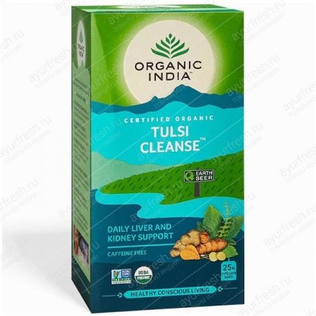 Чай Базиликовый Очищающий 25 пак, Tulsi Cleanse