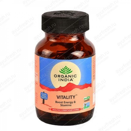 Виталити 60 кап, Vitality Organic India