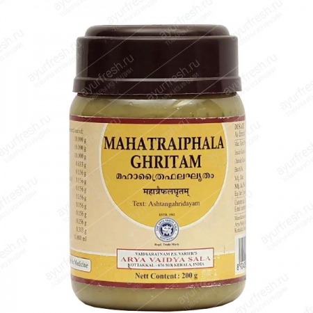 Махатрифала гритам 200 г, Mahatraiphala Ghritam AVS / Kottakkal