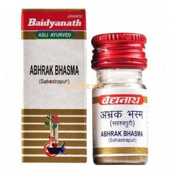 Абхрак бхасма (сахастрапути) 1 г, Abhrak Bhasam (sahastraputi) Baidyanath 