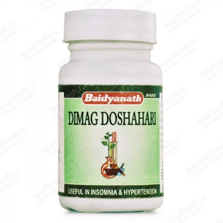 Димаг Дошари 50 таб, Dimag Doshari Tab. Baidyanath