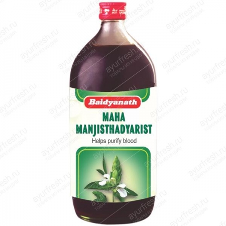 Махаманжиштадиаришта 225 мл, Mahamanjishthadyarishta Baidyanath