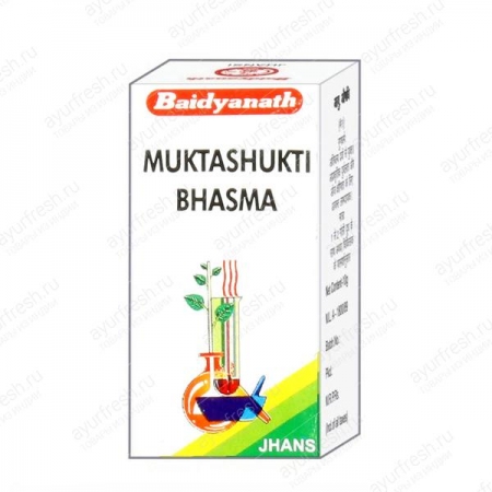 Мукта шукти бхасма 10 г, Muktashukti Bhasma Baidyanath