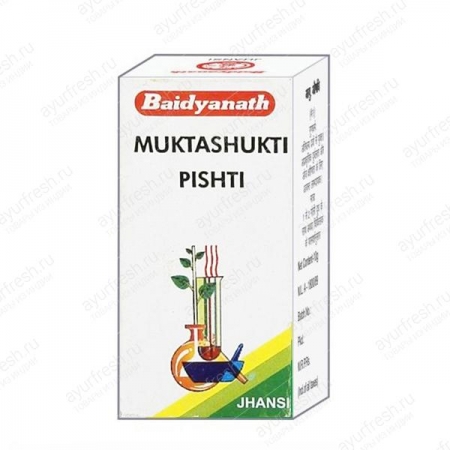 Мукта шукти пишти 5 г, Muktashukti Pishti Baidyanath