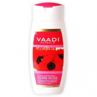 Кондиционер Мак и Гибискус 110 мл, Vaadi Ultra Nourishing Corn Rose Conditioner with Hibiscus Extract