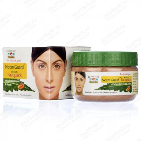 Маска для лица Ним гард 50 г, Goodcare Neem Guard Herbal Face Pack