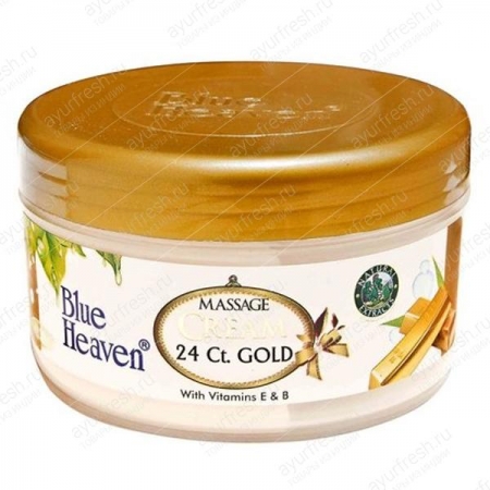 Массажный крем Золото 80 г, Gold Massage Cream Blue Heaven