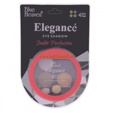 Тени для век 4в1 6 гр Студия совершенства, Elegance 4 IN 1 Studio Perfection Eyeshadow Blue Heaven