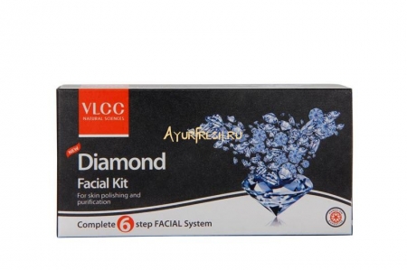 Набор для лица Бриллиантовый 45 г + 5 мл, VLCC Diamond Facial Kit