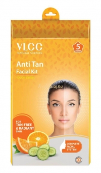 Набор для лица против загара 5 сессий, VLCC Anti-tan Facial Kit 5 sessions