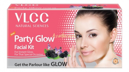 Набор для лица Сияние 60 г, VLCC Party Glow Single Facial Kit