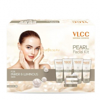 Набор для лица Жемчужный 60 г, VLCC Pearl Fairness Facial Kit