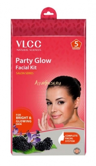 Набор для лица Сияние 5 сессий, VLCC Party Glow Facial Kit 5 Session