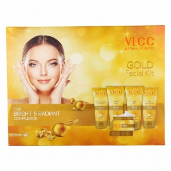 Набор для лица Золотой Профессиональная серия, VLCC Gold Facial Kit Salon series