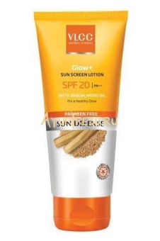 Солнцезащитный лосьон 100 мл, VLCC Glow +Sun Screen Lotion SPF20