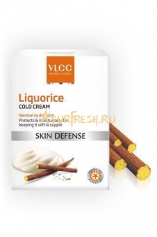 Зимний крем для лица с Лакрицей 50 г, VLCC Liquorice Cold Cream