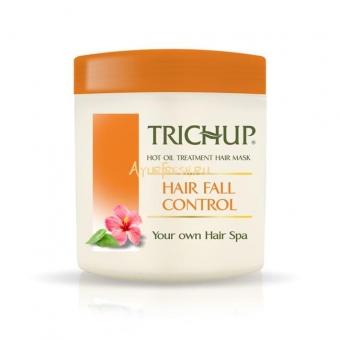 Маска для волос с горячим маслом Контроль выпадения 500 мл, Trichup Hair Fall Control Hot Oil Treatment Hair Mask