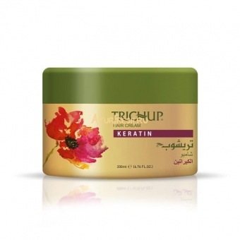 Крем для волос с Кератином 200 мл, Trichup Keratin Hair Cream 