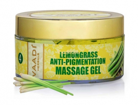 Массажный гель Против пигментации лемонграсс 50 г, Vaadi Lemongrass Anti-Pigmentation Massage Gel 