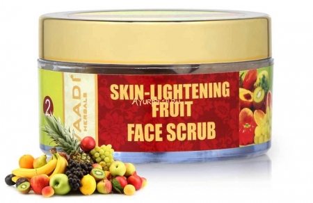 Скраб для лица Фрукты 50 г, Vaadi Skin-Lightening Fruit Face Scrub 