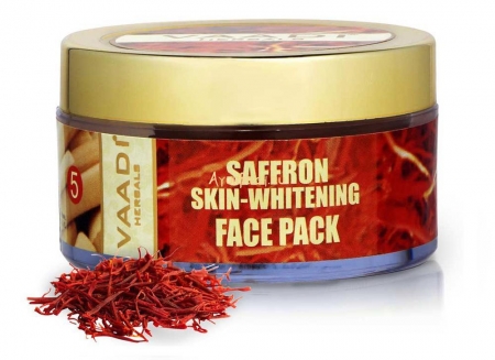 Маска для лица Шафран 70 г, Vaadi Saffron Skin-Whitening Face Pack 