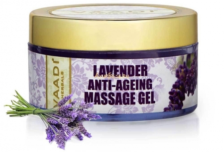 Массажный гель Антивозрастной с Лавандой 50 г, Vaadi Lavender Anti-Ageing Massage Gel 