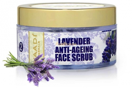 Скраб для лица Антивозрастной с Лавандой 50 г, Vaadi Lavender Anti-Ageing Face Scrub 