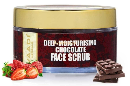 Скраб для лица Шоколадный 50 г, Vaadi Deep-Moisturising Chocolate Face Scrub