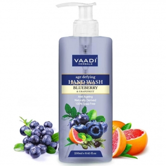 Жидкое мыло Черника и Грейпфрут 250 мл, Vaadi Age Defying Blueberry & Grapefruit Hand Wash