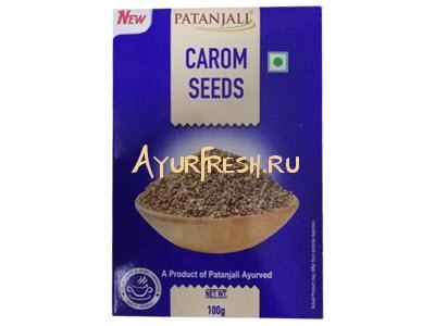 Аджвайн целый 100 г, Patanjali Ajowan (carom seeds)