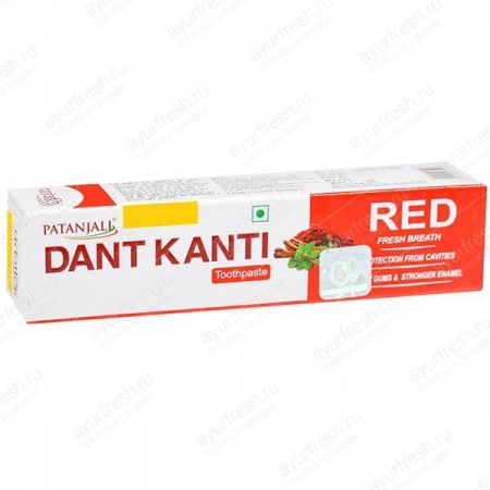 Зубная паста Дант Канти Фреш Актив гель 80 г, Patanjali Dant Kanti Fresh Active Gel