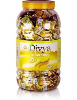 Леденцы от кашля 300 шт Имбирь, Patanlali Divya cough drops (jar) 