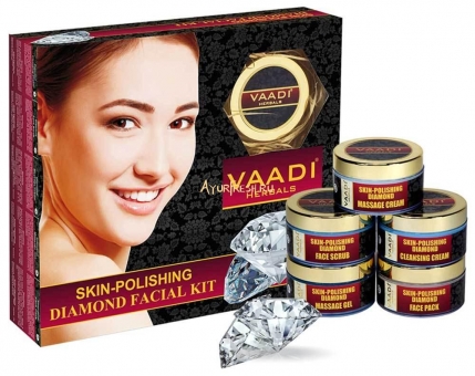 Набор Алмазный 270 г, Vaadi Skin-Polishing Diamond Facial Kit 