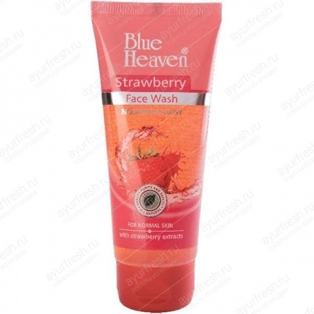 Гель для умывания Клубника 100 мл, Strawberry Face Wash Blue Heaven