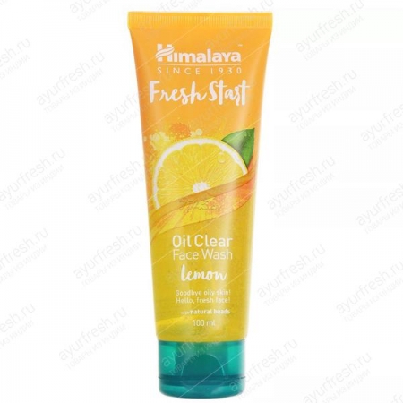 Средство для умывания Свежий Старт - Лимон 100 мл, Himalaya Fresh Start Oil Clear Face Wash, Lemon