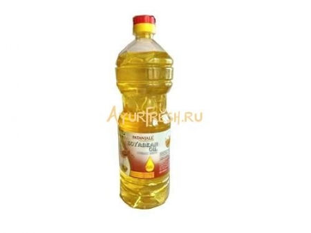 Соевое масло 1 л бутыль, Patanjali Soyabean Oil