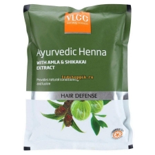 Аюрведическая хна для волос c экстрактом амлы & шикакая 100 г, VLCC Ayurvedic Henna